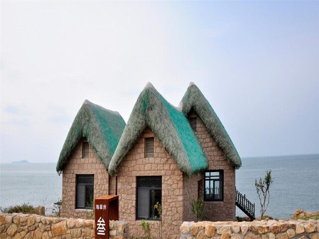 荣成成山头 那香海海水浴场 海草房1日游-途牛