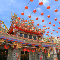 Roof of Chinese temple