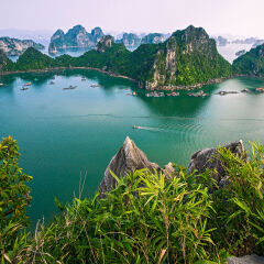 Halong bay from above