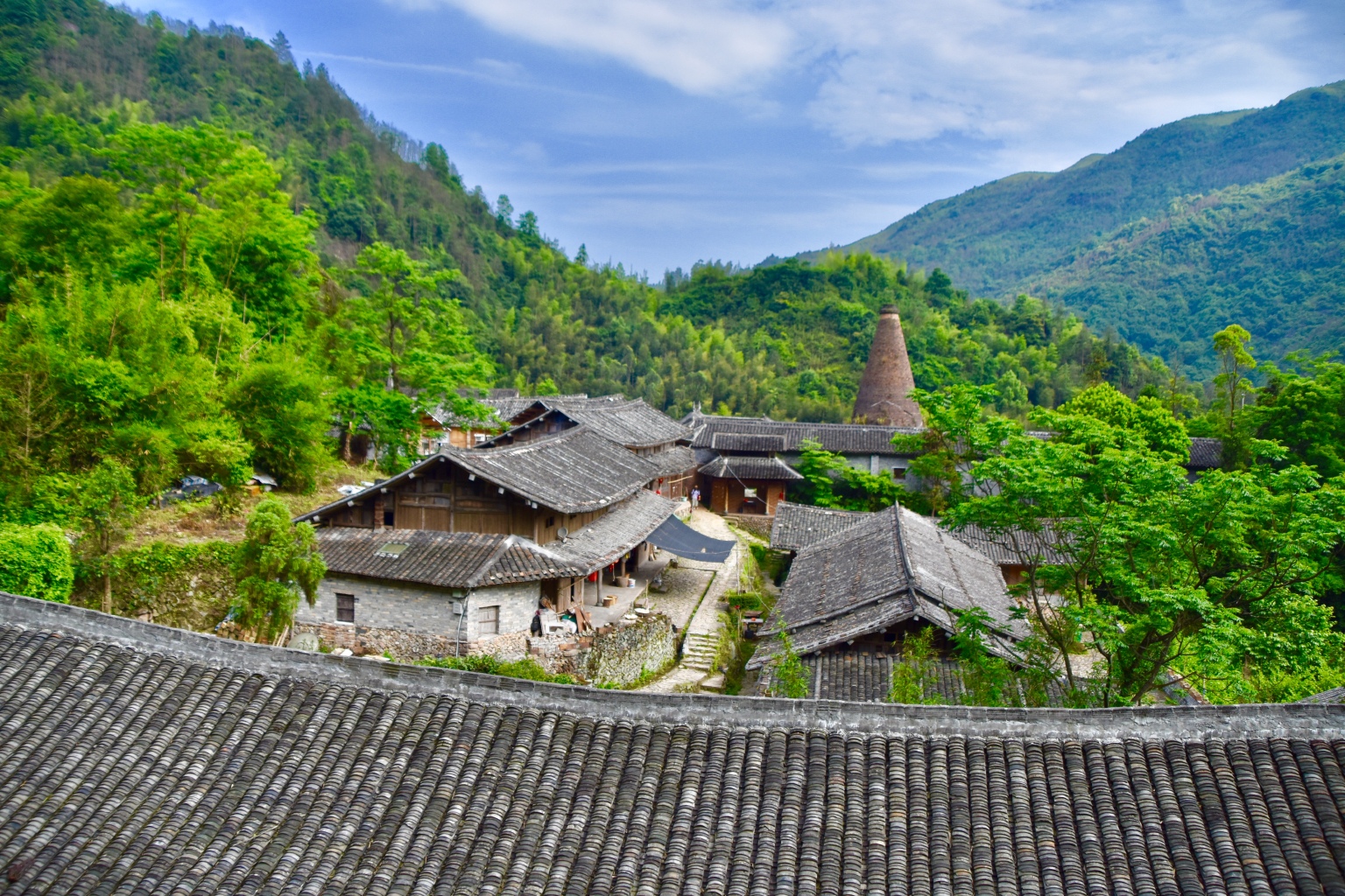 浙南山区有个碗窑命名的村庄