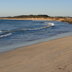 Granny Beach, Port Denison, Western Australia in the late afternoon