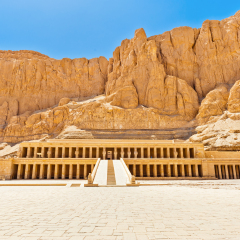 Hatshepsut temple at west bank of Luxor, Egpyt