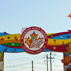 June 13 2017-Night Market Entrance at Richmond,BC Canada