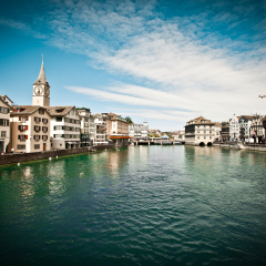 Beautiful view of Zurich, Switzerland