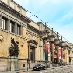 BRUSSELS, BELGIUM - JULY 07, 2016 : Royal Museum of Fine Arts, Brussels, Belgium.
