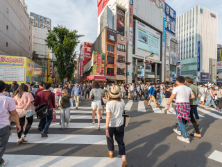 东京新宿商业街