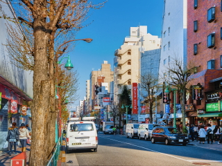 东京新宿商业街