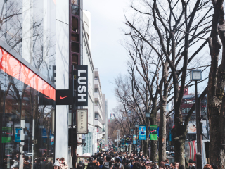 东京新宿商业街