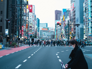 东京新宿商业街