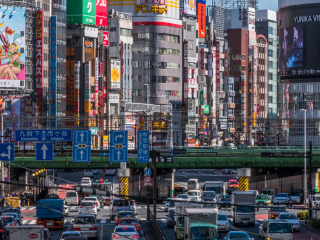 东京新宿商业街