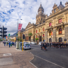 CAPE TOWN , SOUTH AFRICA- MARCH 25 - the Edwardian Cape Town City Hall located in Cape Town's Grand Parade on 25TH march 2010 in Cape Town ,South Africa