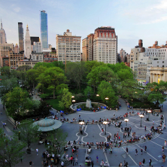 New York City - April 29 2017. Union Square New York City