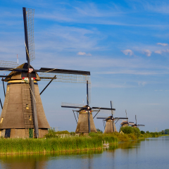 Windmills of Kinderdijk/Netherlands