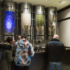 beer museum - Company history dates back 15 February 1864, when its founder Gerard Adriaan Heineken bought the Haystack brewery Amsterdam. 5 november 2015 Netherlands Amsterdam