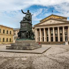 The National Theatre of Munich, Located at Max-Joseph-Platz Square in Munich, Bavaria, Germany
