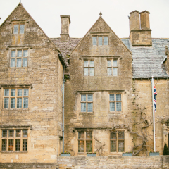 BROADWAY, UK - MARCH 6 2016: Typical English houses in Broadway UK