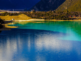 西藏林芝巴松措景区