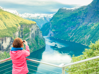 Flydalsjuvet观景台