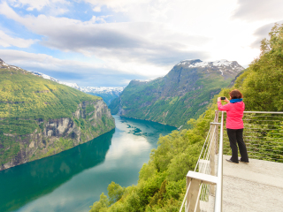 Flydalsjuvet观景台