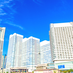 YOKOHAMA, JAPAN - September 21: Yokohama Minato Mirai 21 Area in Yokohama, Japan on September 21, 2014. It is a large urban development and the central business district of Yokohama, Japan. 