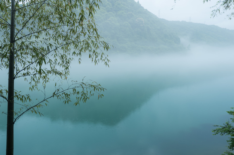 细雨中,邂逅国风仙境