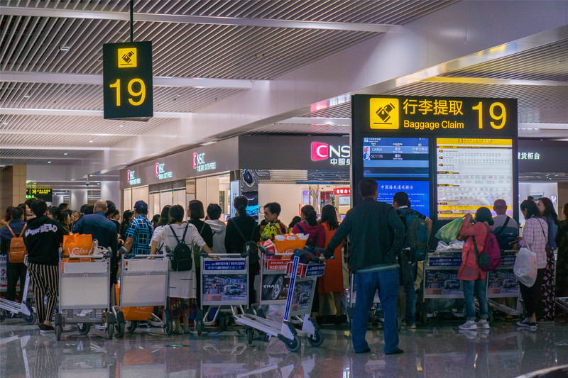 重庆江北机场内部图片