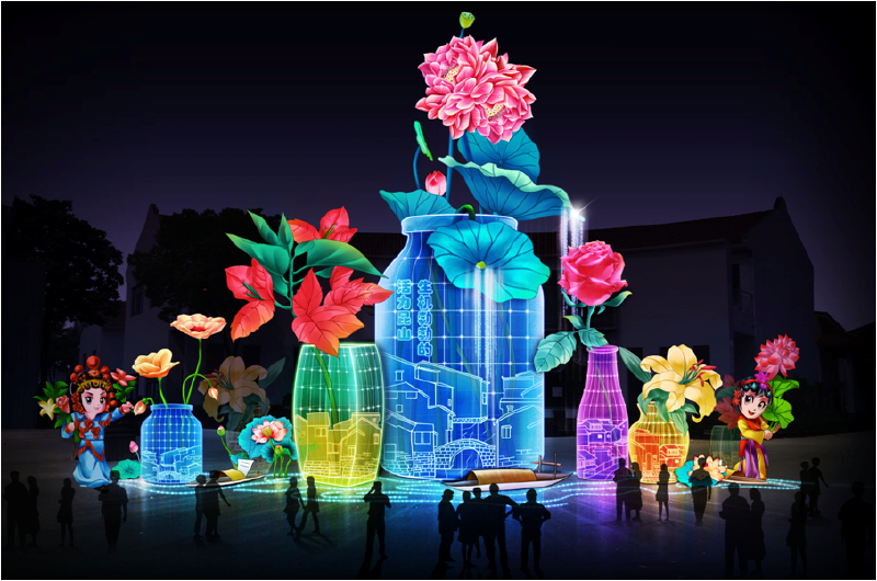 夜周庄花灯满城2018中秋灯会怎么玩趁着周末去探营