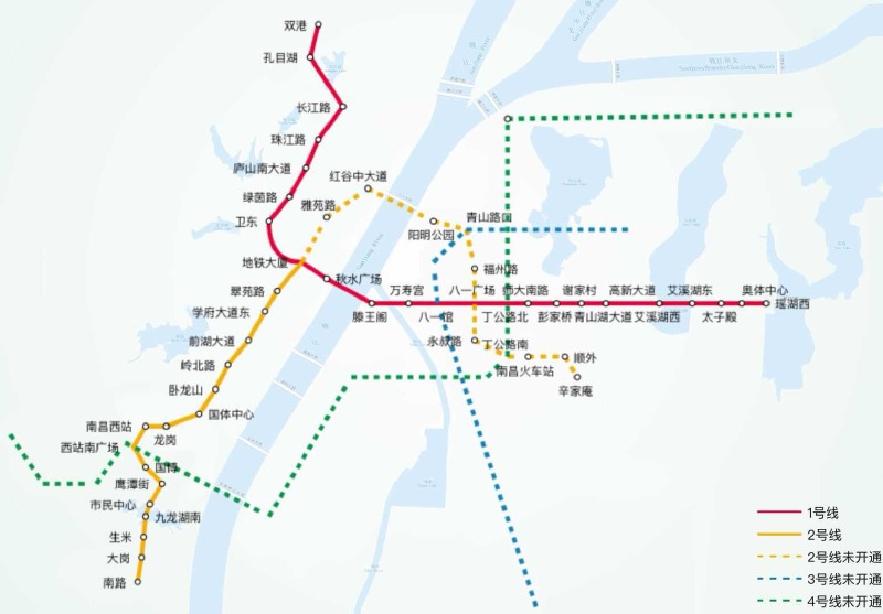 【交通方式】 我们在南昌的三天时间里,我俩都不爱坐公交