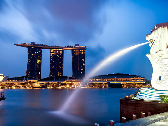 新加坡+马来西亚4晚6天游 北京直飞鱼尾狮身像