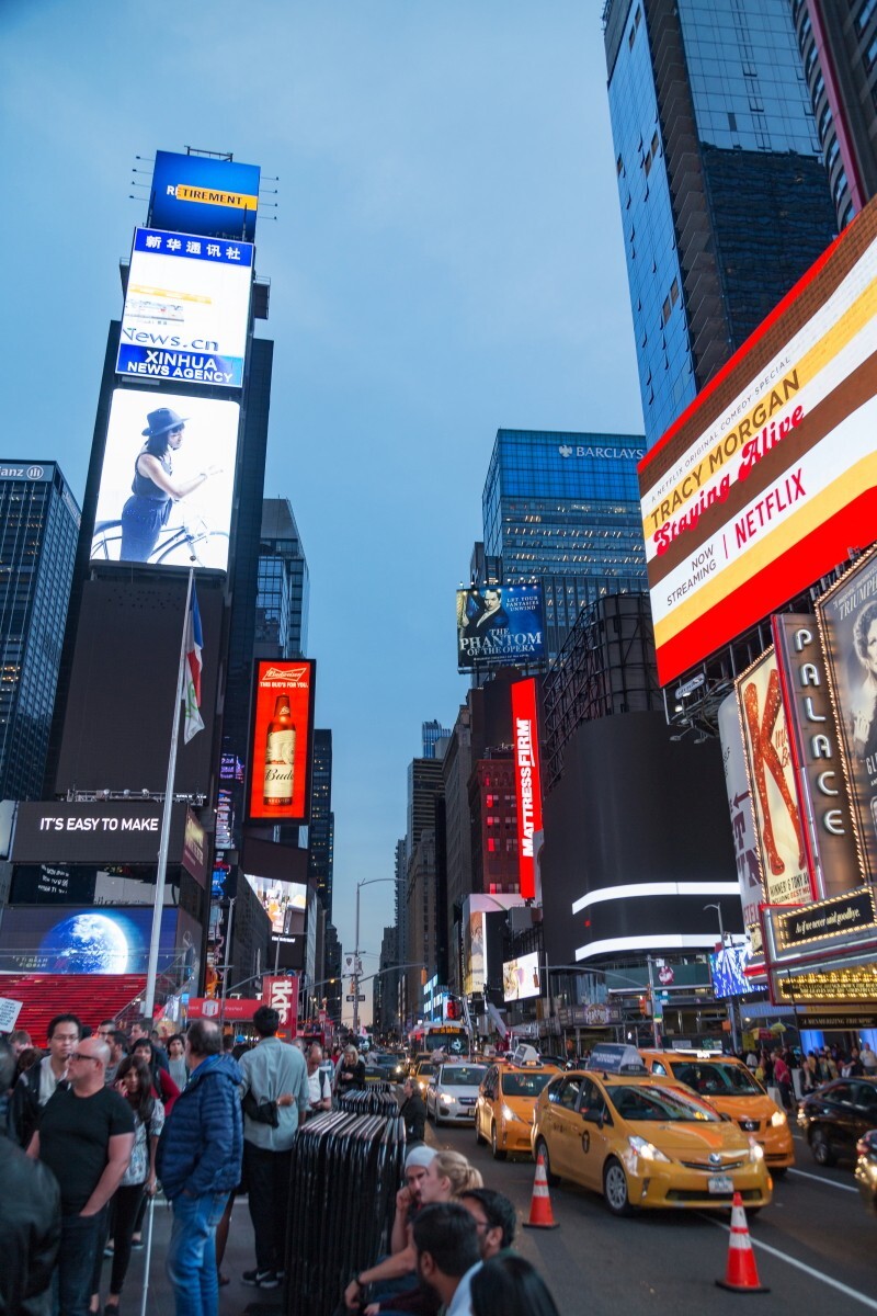 美国东海岸之旅纽约时代广场