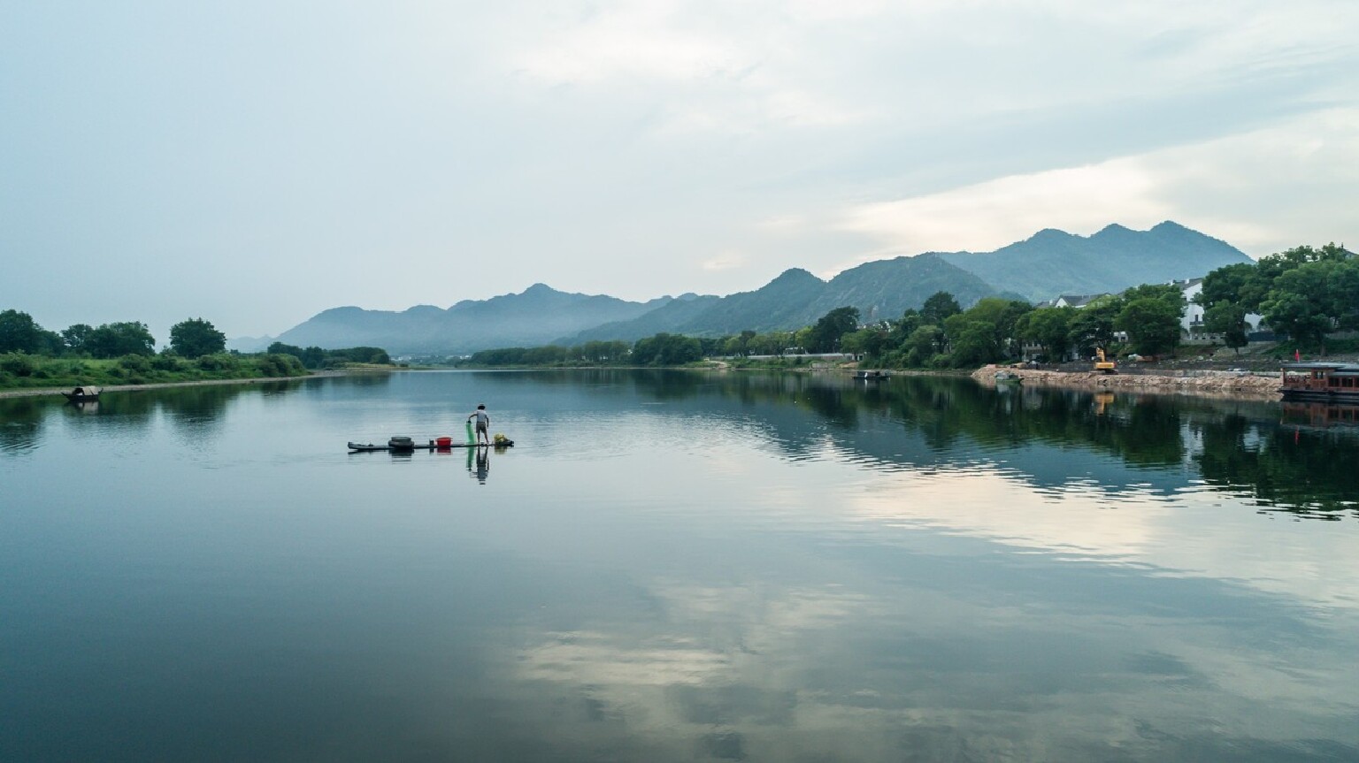 瓯江古埠传渔歌,丽水源头藏画乡