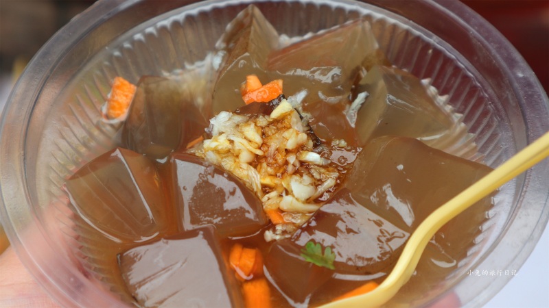 海藻凉粉太腥了,我吃不下去.