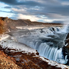 Gullfoss Waterfall in Iceland