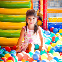 Child at small balls