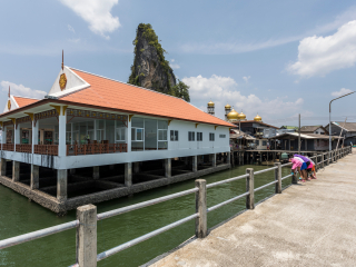 芭提雅四方水上市场