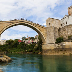 Stari Most bridge, Mostar, Bosnia 景点模块