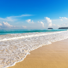 Beautiful sea. Karon beach, Phuket, Thailand. Asia