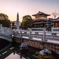 香积寺落霞