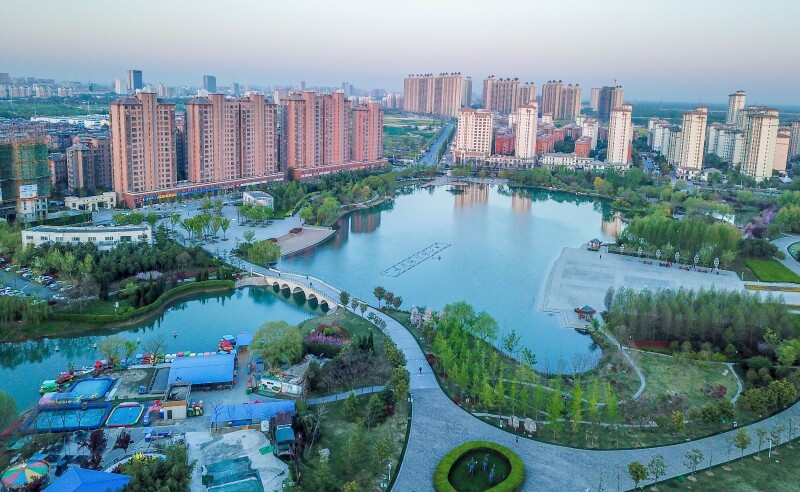 猎艳行动#畅游宿迁:湖水交融的现代城,水天一色的生态城