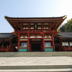 Tsurugaoka Hachimangu shrine, Most important Shinto shrine in the city of Kamakura, Japan