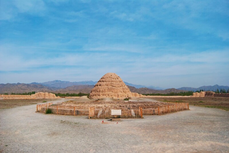 西夏王陵中最大的3号陵
