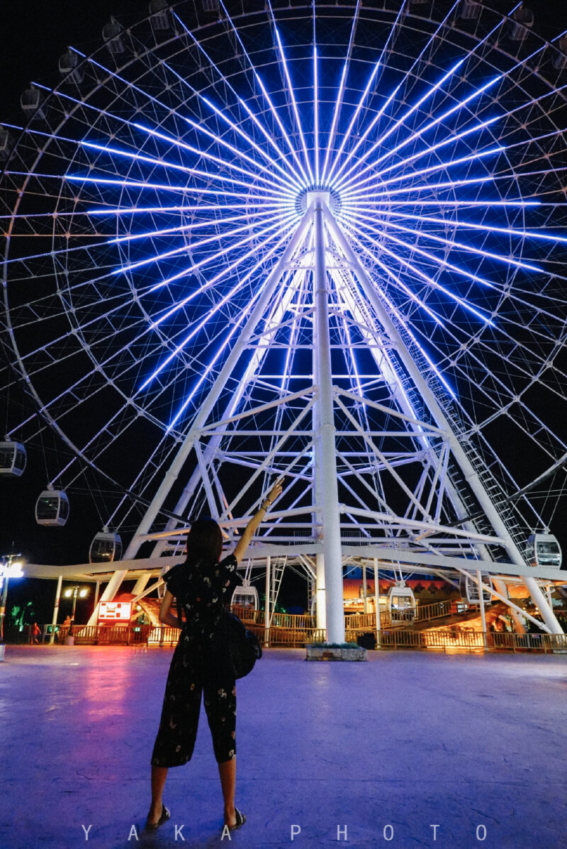 你觉得眼前的摩天轮足够美妙和梦幻吗?但真正把我吸引住的,是它.