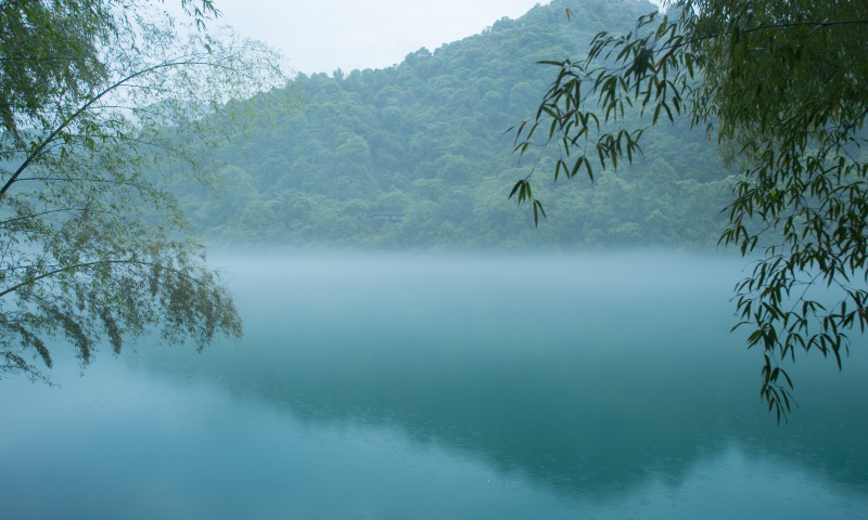 细雨中,邂逅国风仙境