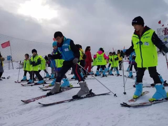 石嘴山滑雪场图片