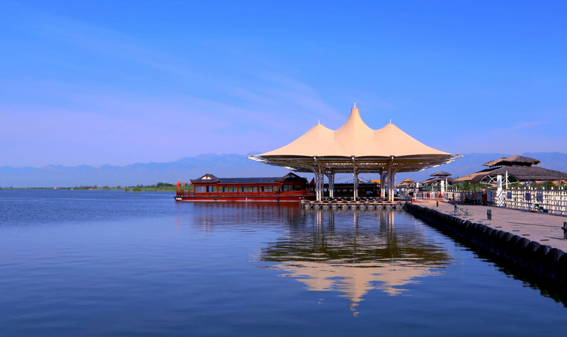 絲路驛站上的旅遊明珠寧夏沙湖