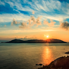 Zhoushan City, Zhejiang Province, East Island natural scenery