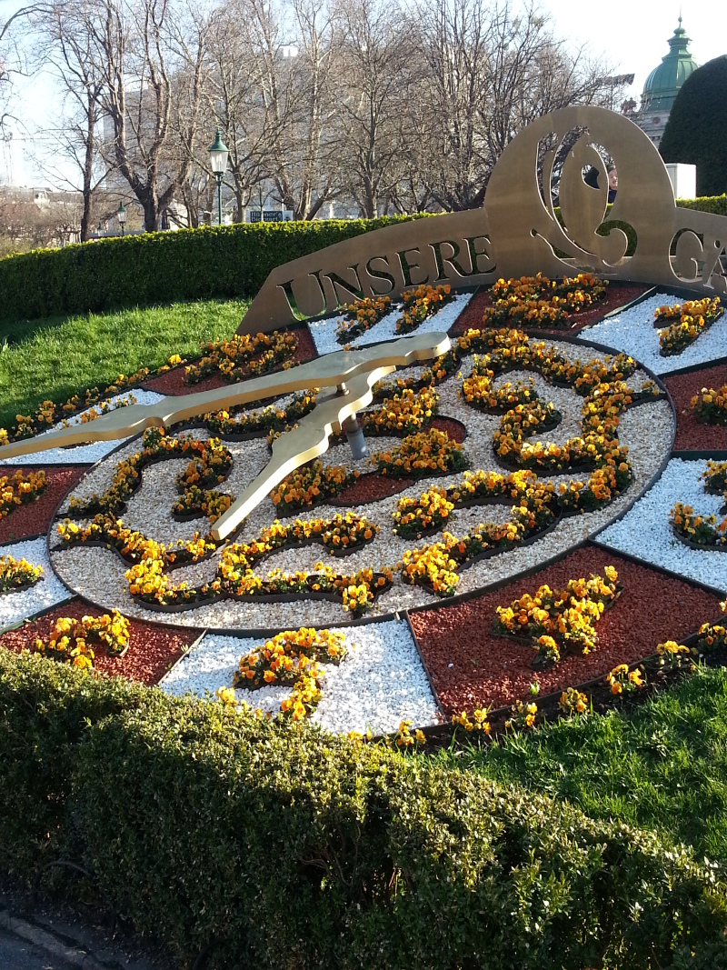 维也纳城市公园的花坛维也纳城市公园维也纳城市公园的草坪维也纳城市