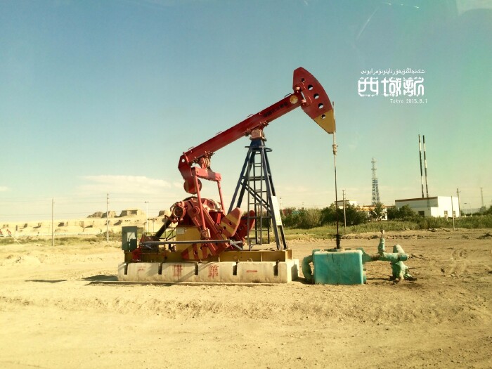 一起床,感觉整个人都掉到了油罐里 满腔的油味 克拉玛依满眼的磕头机