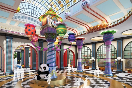 由美国著名酒店设计团队——watg进行设计,真实还原了动漫中奇幻的