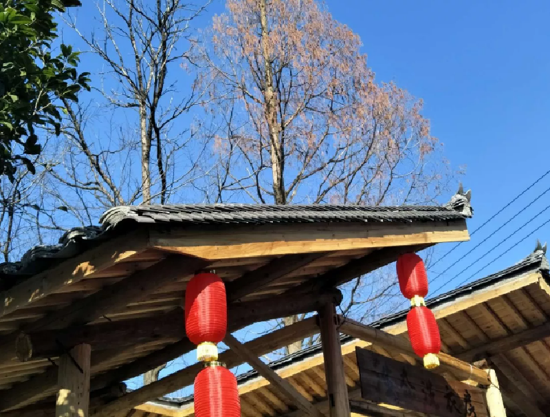 安地徽派小村岩头村